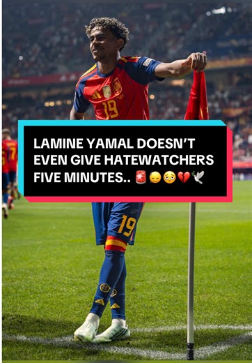 LAMINE YAMAL Doesn’t Even Give HATEWATCHERS 5 MINUTES ANYMORE.. 🙂‍↕️🕊️💔 Lamine Yamal goal today vs Czechia #lamineyamal #spain #fcbarcelona #yamal #abdellahhfcb