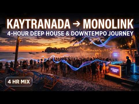 From Kaytranada to Monolink | 4-Hour Deep House & Downtempo Journey