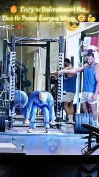 Elite Powerlifter Pretends to Be a Cleaner...Then Shocks Everyone 😳💪 Funny Gym Diary