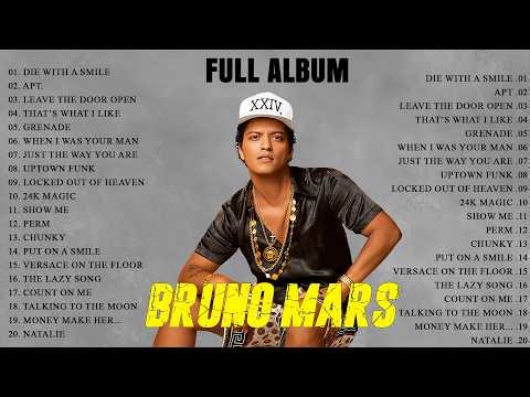 Bruno Mars Full Album Playlist 2026 🔥 Top Hits Collection for Fans