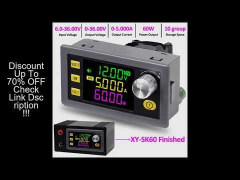 DC DC Buck Boost Converter 0-36V 5A/6A 60W/120W Power Module Adjustable Voltage Regulator Regulated