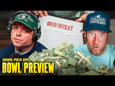 Rico Bosco Negotiates His Contract With Dave Portnoy | PICK EM - BOWL PREVIEW