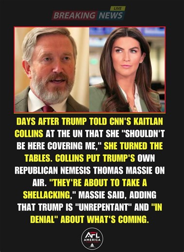 Kaitlan Collins Fires Back at Trump, Gets Republican Thomas Massie to Warn of Shellacking
