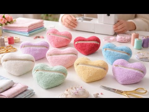 2 ideas for sewing cute gifts for Valentine's Day 💟 Gift Sewing Ideas 💟