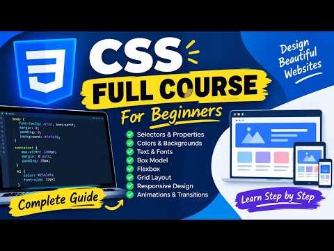 CSS Full Course for Beginners | Learn CSS Step by Step | HTML & CSS Tutorial |Jobs & Educational Hub