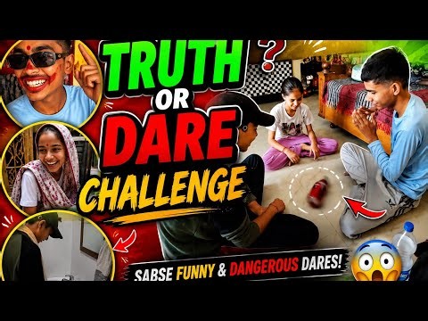Truth or dare challenge 😂 | makeup kar diya