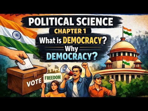 Class 9 Polity Chapter 1 Explained | What is Democracy? (Simple + Fast Revision)