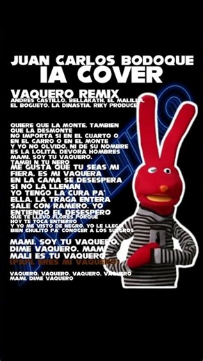 Juan Carlos Bodoque - Vaquero Remix (IA Cover) #shorts #iacover #31minutos #vaqueroremix