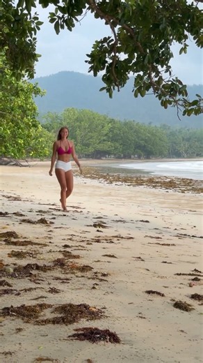 Philippines 🇵🇭 morning movement by the sea, tropical beach and active travel