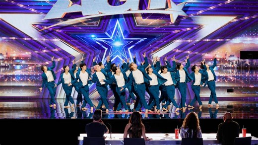 South Korean Dance Troupe 'Come Here' Impresses Judges on America's Got Talent Audition