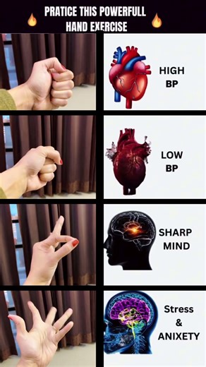 Sirf 2 Minute Ki Yeh Hand Exercise | BP Control, Stress Free & Sharp Mind 🖐️🔥
