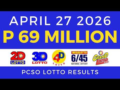 Lotto Result April 27 2026 9PM PCSO