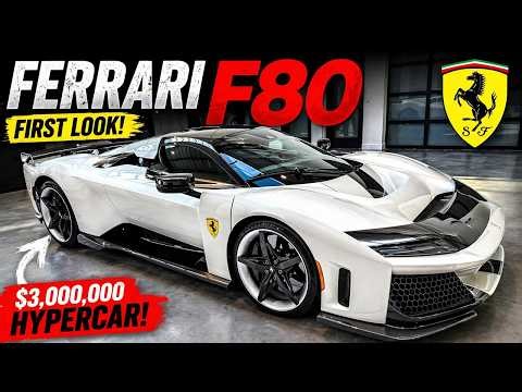 FIRST LOOK: $3M Ferrari F80 Hypercar in Pearl White 🤯