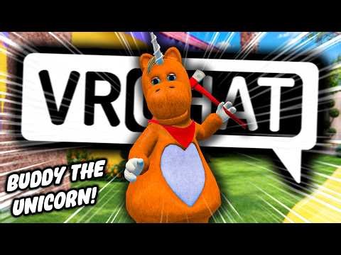BUDDY THE UNICORN GOES ON A RAMPAGE IN VRCHAT! | BUDDY | VRChat Funny Moments