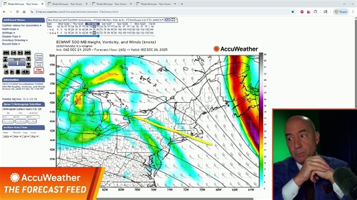 Friday snow and ice storm; potential New Year's Day storm