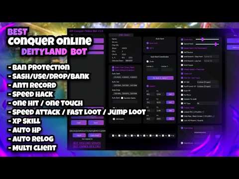 Best Conquer Online Deityland Bot - One Touch, Speed Hack أفضل بوت الارض الخالدة كونكر اونلاين