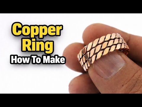 Amazing Copper Wire Twisted Ring Making | Full Tutorial | Handmade Jewelry