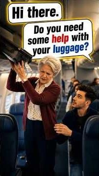 Do you need some help with your luggage? | ✈️ Flight English Made Easy #englishconversation