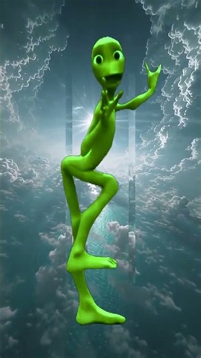 Green Alien Dance challenge accepted 👽🔥