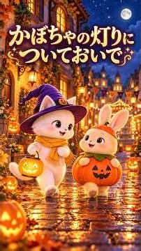 『かぼちゃの灯りについておいで』 Hajime (hana)“Come Follow the Glow of the Pumpkin Lantern”