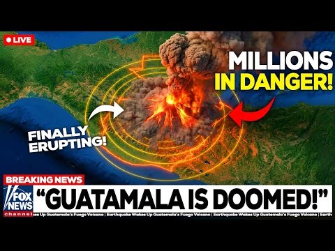 Scientists SHOCKED as Earthquake WAKES UP Guatemala’s Fuego Volcano Without Warning!