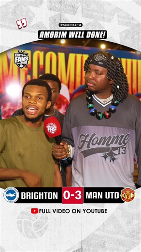Watch the Full Interview on YouTube via link in bio Brighton 0-3 Manchester United highlights #manutd #brighton #footballtiktok #PremierLeague
