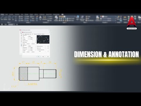 AutoCAD 2D | Dimension & Annotation ( Tahap 9 )