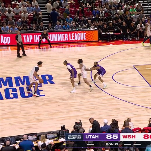 Will Riley with the tough bucket in the clutch 😤The 2025 first-round pick finishes with 18 PTS (9 in the 4Q) as the Wizards win on Day 1 of NBA Summer League!