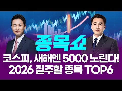 코스피, 새해엔 5000P 노린다! '붉은 말의 해' 질주할 종목 TOP6ㅣ 종목쇼 ㅣ