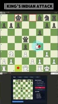 King’s Indian Attack. Journey from 0 to 2000 Elo with chess human-like AI engine.