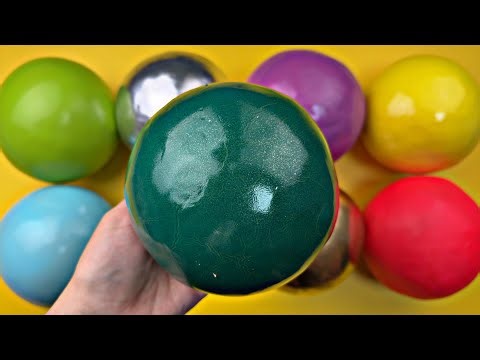 Cracking light plasticine | ASMR video