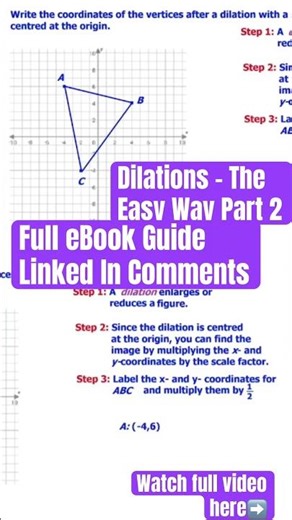 Dilations - The Easy Way Part 2