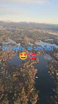Flying Over Bergen ✨ | A Sunny Escape Above the Fjords
