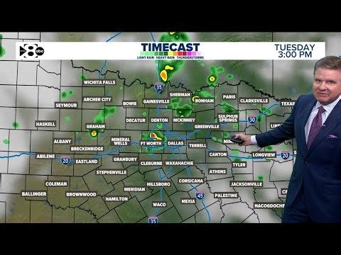 DFW Weather | Heavy rain timeline for Tuesday night, 14 day forecast