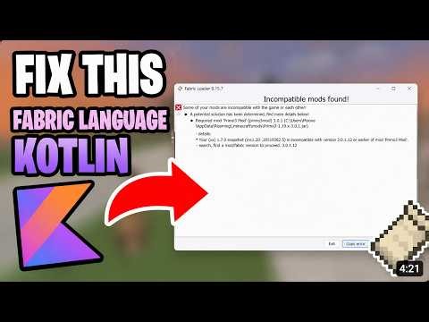 How To Install the Latest Version of Fabric Language Kotlin For Minecraft 2026