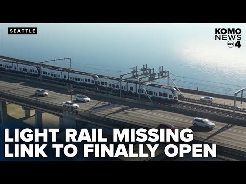 After 18 years of talk, Sound Transit says cross lake light rail will open March 28th