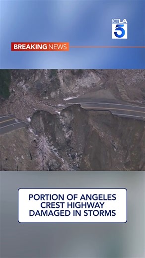 A stretch of Angeles Crest Highway remains closed after large boulders and storm runoff damaged the roadway in the San Bernardino Mountains. Crews are working to clear debris and assess repairs. #BreakingNews Full Story: https://ktla.com/news/local-news/severely-damaged-portion-of-angeles-crest-highway-closed/ | KTLA 5 News