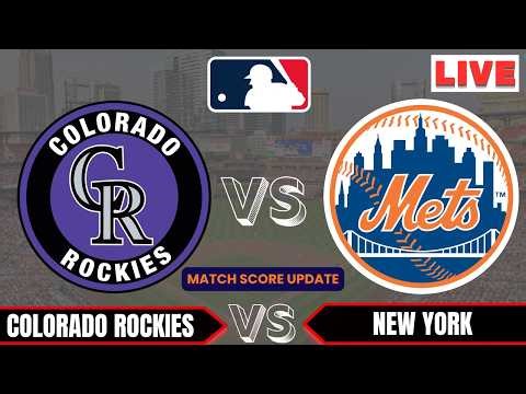 🔴LIVE : Colorado Rockies vs New York Mets | MLB 2026 | MLB Live Baseball Score updates