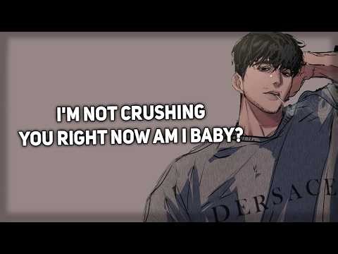 Bigger boyfriend lays on you in bed [Rain Sounds] [Comfort] [ASMR Boyfriend]