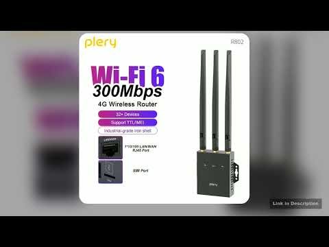 Plery CAT4 4G LTE WiFi Router WiFi6 300Mbps SIM Modem Wireless WiFi Modem Support 32 Device WIFI