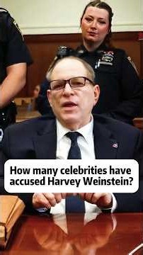 How many celebrities have accused HarveyWeinstein?#TikTokFantas...more