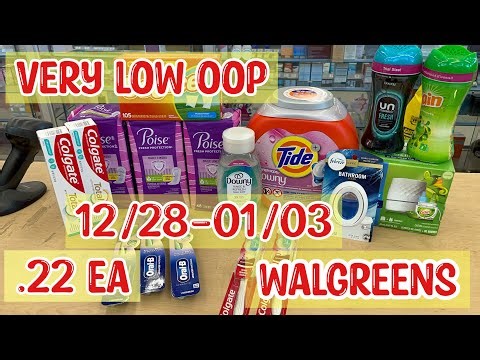 Walgreens Haul|| 12/28-01/03|| Rolling RR || Using WC to Pay and still Get WCR back! Paid .47 OOP