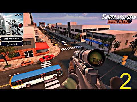 Sniper 3D Gun Shooting Gameplay Walkthrough (Part 2) | iOS / Android