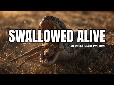 The Shocking Way African Rock Pythons Eat Massive Animals