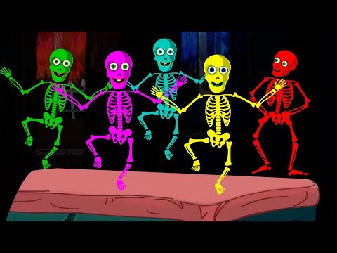 🔴 Spooky Skeleton Family Dancing on Halloween Night | Scary Kids Songs