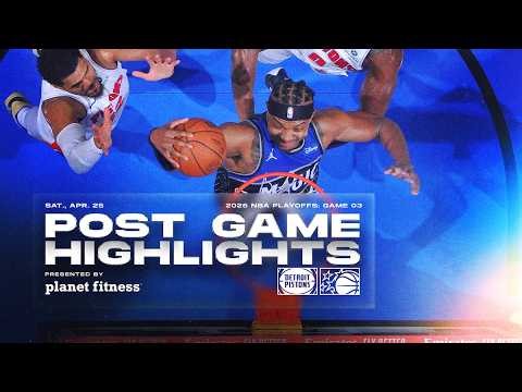 POSTGAME HIGHLIGHTS: ORLANDO MAGIC VS. DETROIT PISTONS 4.25.26 PRESENTED BY PLANET FITNESS