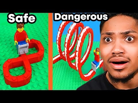 TD Bricks Built Lego Theme Park😳 (NOT SAFE)