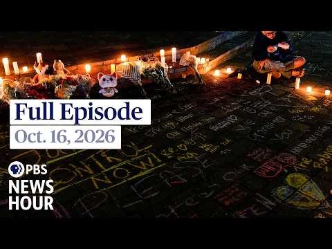 PBS News Hour live episode, Oct. 16, 2026