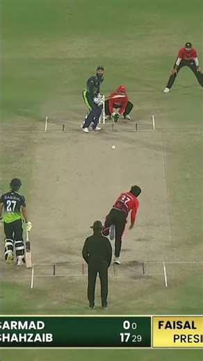 Two wickets in two balls for Faisal as PTV fight back to defend 164 🎯#PresidentsCup #KRLvPTV M2V1K