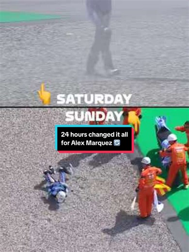 What a difference a day made for @alexmarquez73🔄 #CatalanGP 🏁 #SeasonRecap #MotoGP #SportsOnTikTok